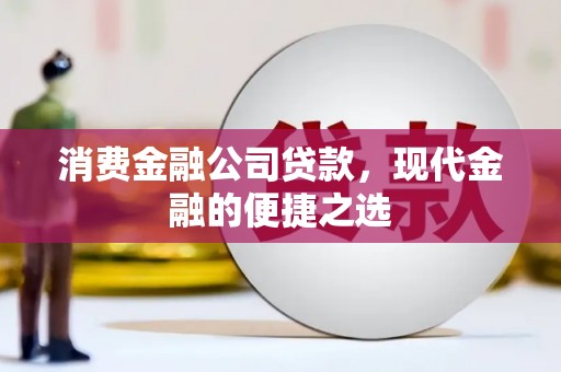 小金消费金融公司贷款，现代金融的便捷之选