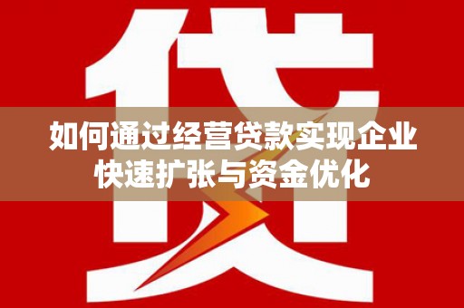 海原如何通过经营贷款实现企业快速扩张与资金优化