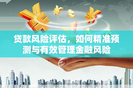 黄平贷款风险评估，如何精准预测与有效管理金融风险
