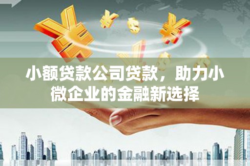 济宁小额贷款公司贷款，助力小微企业的金融新选择