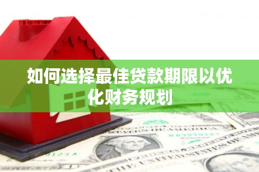 山东如何选择最佳贷款期限以优化财务规划