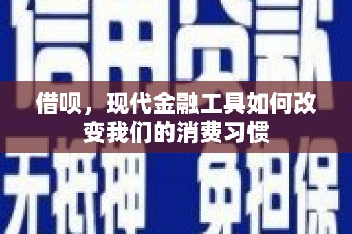 燕巢借呗，现代金融工具如何改变我们的消费习惯