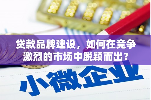 阆中贷款品牌建设，如何在竞争激烈的市场中脱颖而出？
