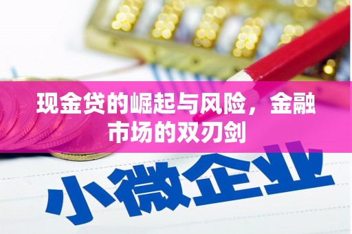 芦溪现金贷的崛起与风险，金融市场的双刃剑