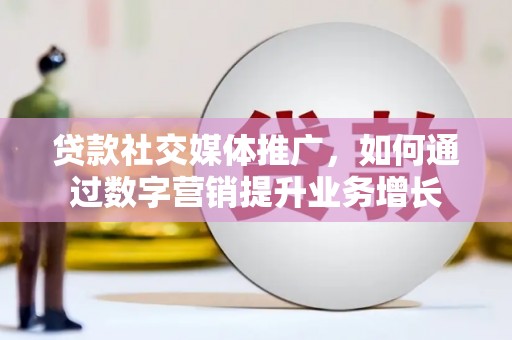 顺河贷款社交媒体推广，如何通过数字营销提升业务增长