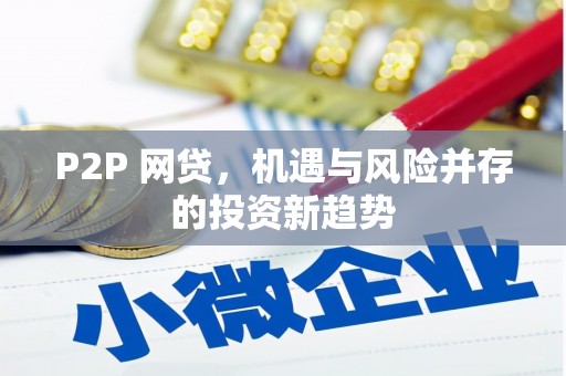 沈河P2P 网贷，机遇与风险并存的投资新趋势