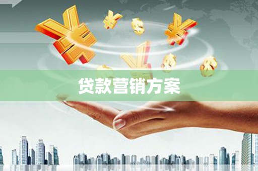 南宫贷款营销方案